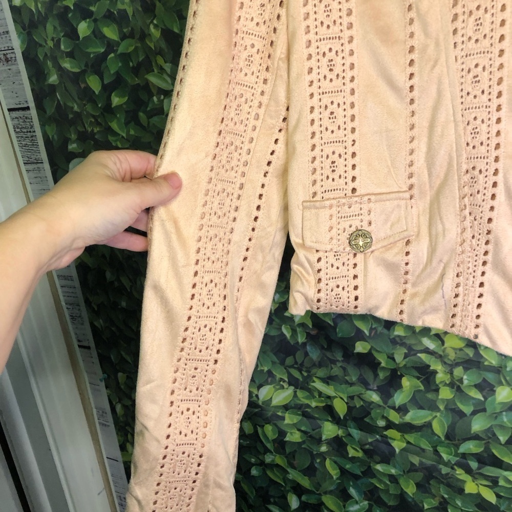 Jaase Anthropology Women's Blush Jacket NWT - Picture 6 of 16